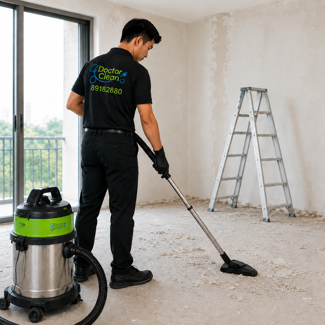renovation cleaning by doctor clean